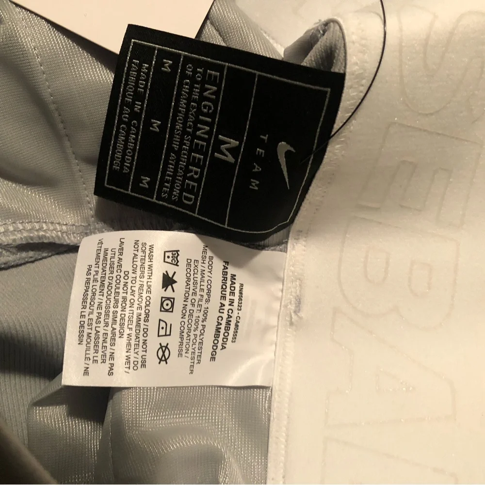 Nike Vapor Baseball Pants Grey Men’s Size Large  BQ6432-052 Gray V16